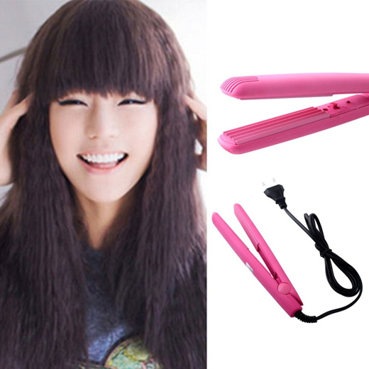 Qoo10 - Fashion NEW Pink Ceramic Hair Crimper Mini Perm Splint Hairdressing  To... : Cosmetics