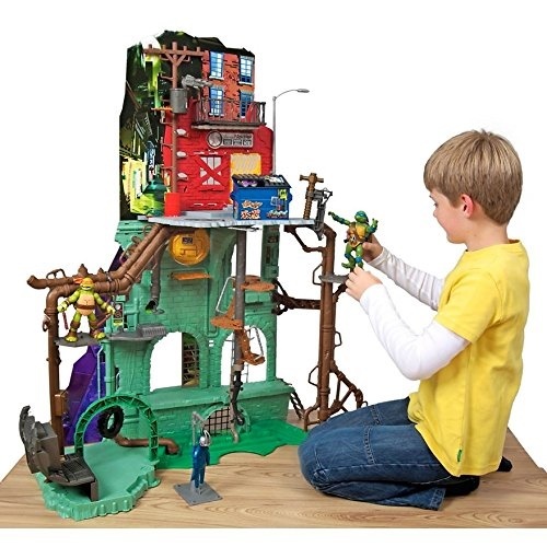 secret sewer lair playset