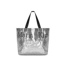 무료배송 MATIN KIM TARPAULIN SHOPPER BAG IN SILVER