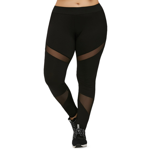 mesh panel workout leggings