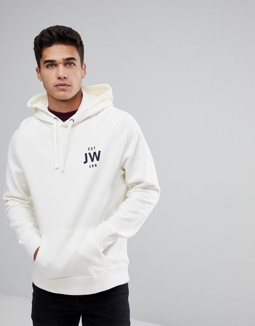 jack wills white hoodie