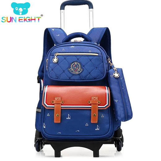 school bags trolly