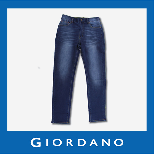 [S$19.00](▼73%)[Giordano]Men Mid Rise Skinny Tapered Jeans
