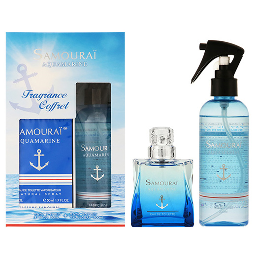 Qoo10 - Samurai Aquamarine Coffret Set 17 S 【Gift Set】 : Perfume