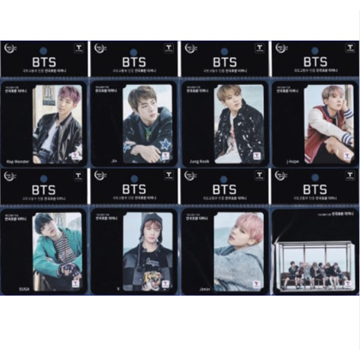 Qoo10 Bts Public Transportation Card In Korea By T Money Limited Edition Collectibles B