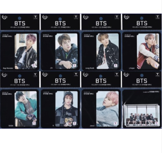 Qoo10 Bts Public Transportation Card In Korea By T Money Limited Edition Collectibles B