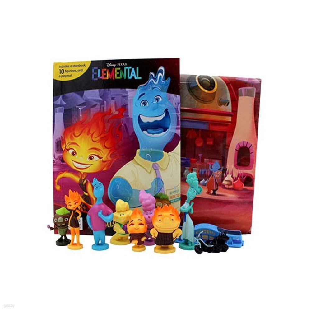 인팍쇼핑 -Disney Pixar Elemental My Busy Books 디즈니 픽사 엘리멘탈 비지북 피규어 책 : 도서 전체