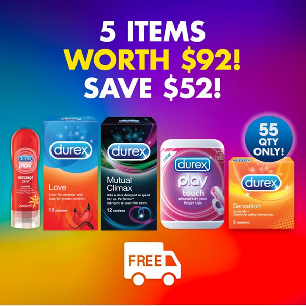 Durex Box Deals for only S$92 instead of S$92