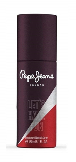 Pepe Jeans London Let s Have Fun Deodorant Spray Men 150ml - Free Shipping