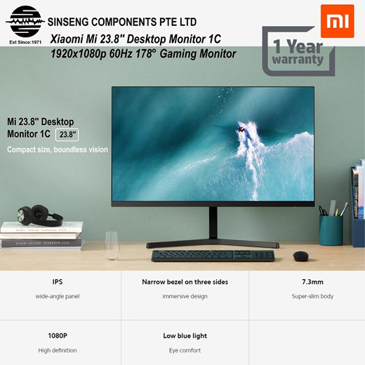 mi led ips monitor bhr4511hk 23.8