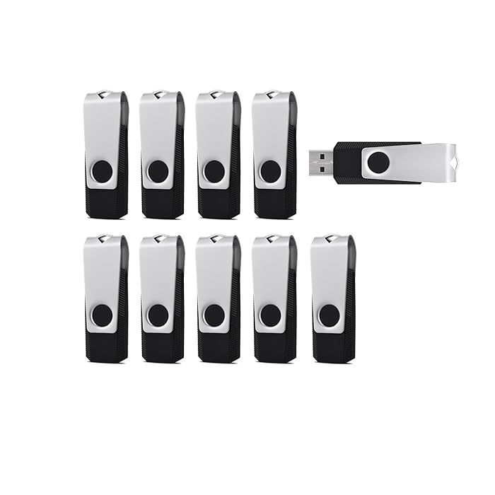 Qoo10 - RAOYI USB memory 4GB USB2. 0 Set of 10 Flash Drive Rotating ...