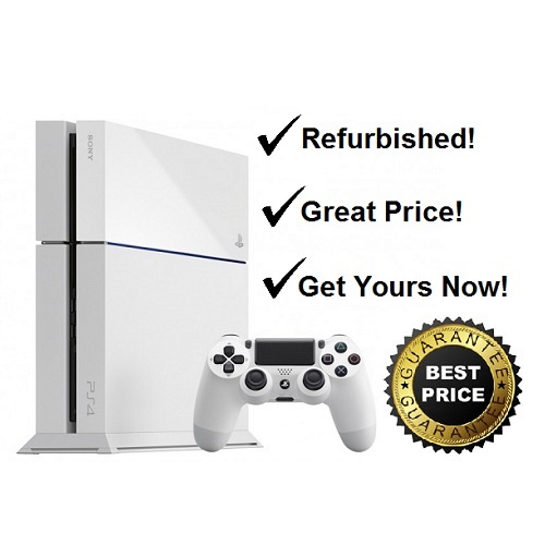 Qoo10 - PS4 500GB Console Refurbished Set Model CUH-1106A White