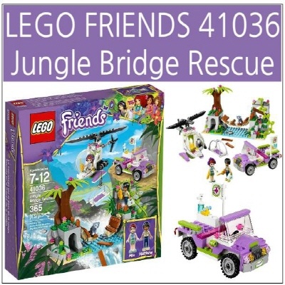 lego jungle bridge rescue