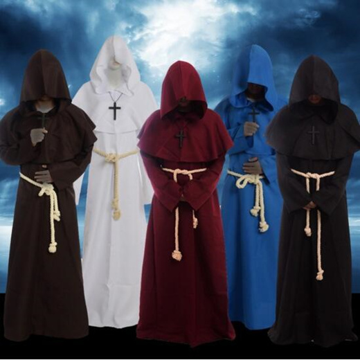Qoo10 - Medieval Cosplay Costume Halloween Renaissance Monk Priest ...