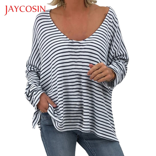 Qoo10 Jaycosin Vintage Women Tshirt Loose Plus Size 5xl T Shirt Women Stripe Women S Clothing