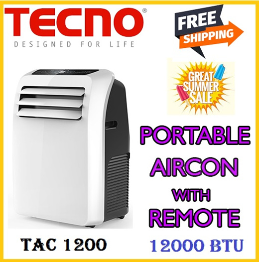 tecno 12000 btu portable air conditioner