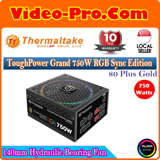 Qoo10 - ThermalTake ToughPower Grand 750W RGB Sync Edition Fully