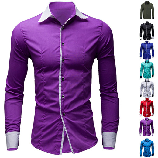 magenta dress shirt