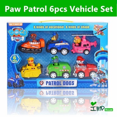 paw patrol basic vehicle set