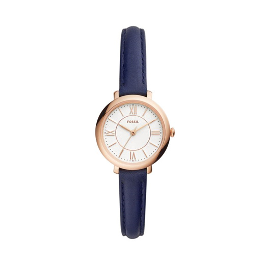 Qoo10 - [FOSSIL OFFICIAL STORE] FOSSIL JACQUELINE NAVY LEATHER WATCH ...