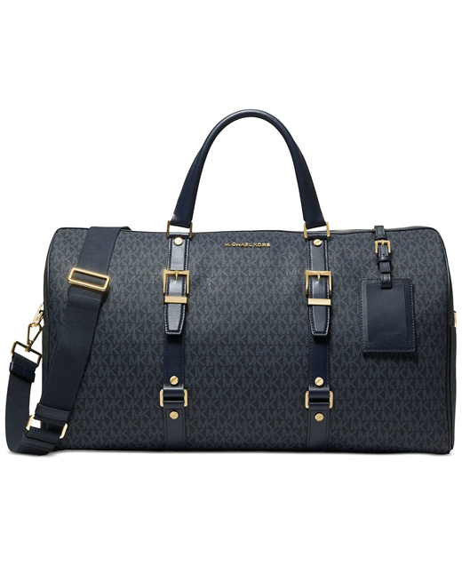 michael kors black weekender bag