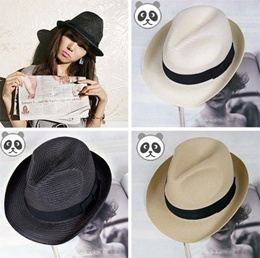 Summer Straw Hat Women Big Wide Brim Beach Hat Sun Hat Foldable Sun Bl –  travel mixers