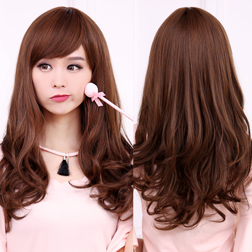 Qoo10 - Wigs female Korean Liu Qi long curly hair wig wigs qiliuhainei sweet f... : Bath & Body Qoo10 - Wigs female Korean Liu Qi long curly hair wig wigs qiliuhainei sweet f... : Bath & Body