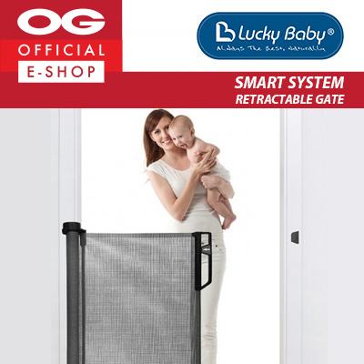 lucky baby smart system retractable gate