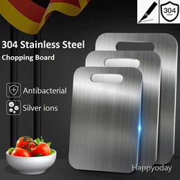 304 Stainless Steel Cutting Board/Kitchen Sterile Mildew Proof Fruit Vegetable Meat Chopping Board