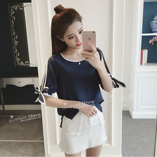 Cute Sweet Ruffled Peplum Tops Summer Korean Chic Japan Style Flhjlwoc  Preppy Girls Semi Transparent Shirt
