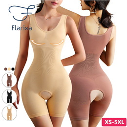 Flarixa Adjustable Shapewear Bodysuits Underwear Slimming Sexy Bodys Women  Shapewear Stretch Solid Color Underwear Corset