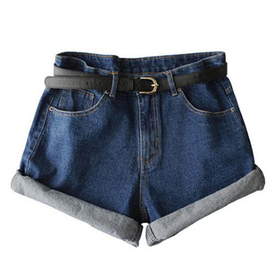 loose fit jean shorts womens