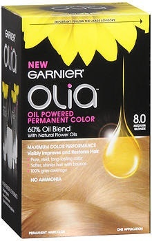 Qoo10 Garnier Olia Oil Powered Permanent Color 8 0 Medium Blonde