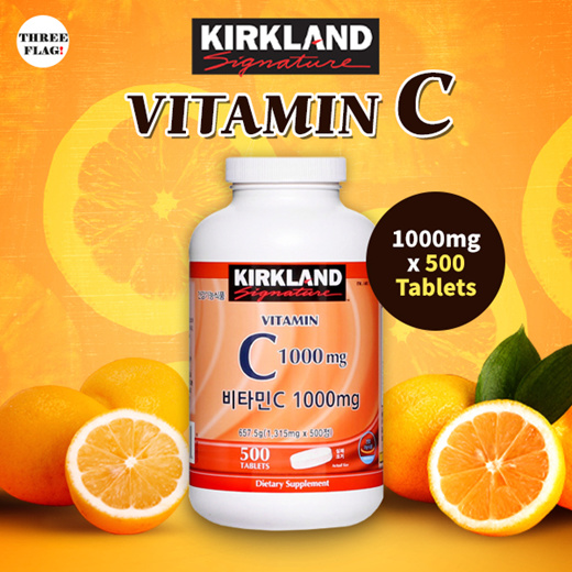 Qoo10 Kirkland Vitamin C 1000mg X 500t Nutritious Items