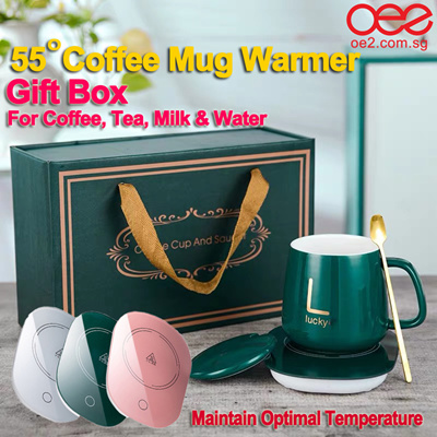 Mug Warmer USB Ultra Sleek Desktop Beverage Heater Soup Cup Warmer Coffee Water Marble Tea 