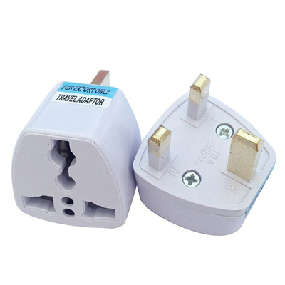 a?Buy 5 Get 1 Freea??+Free Shipping UK 3 Pin Plug Travel Adaptor Universal HK US AU EU MY SG