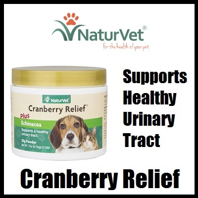 cranberry relief for dogs