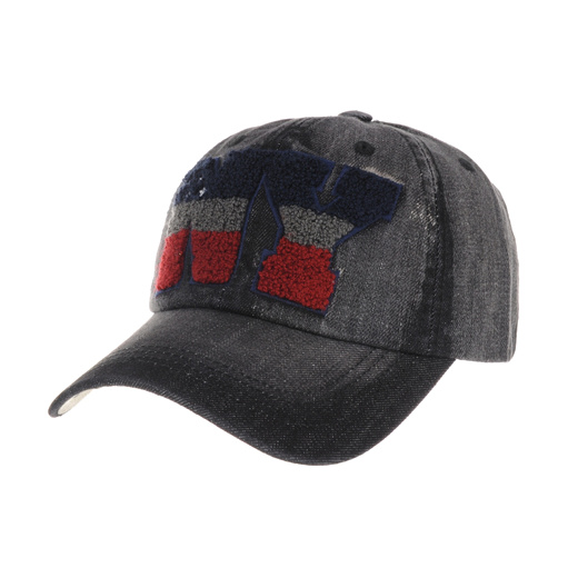 distressed ny baseball cap