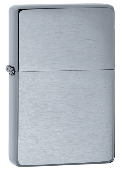 Genuine ZIPPO 28181 Tribal Ace Brushed Chrome Traditional Windproof Lighter 