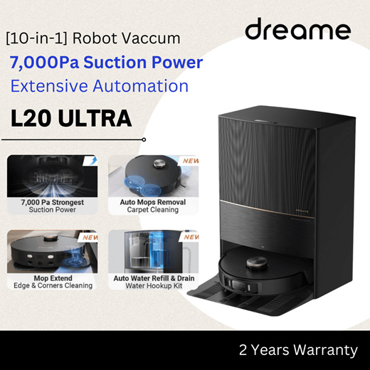 dreame L20 Ultra Complete Robot Vacuum and Mop with MopExtend Mop