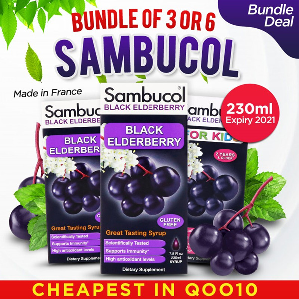 [BUNDLE OF 3/6] Sambucol Kids/Original X2 BIGGER ? France Version ? Exp: 2021 ? CHEAPEST!