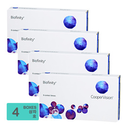 [Free Shipping] CooperVision Biofinity PWR -4.25 ~ -12.00 (6pcs/box) x4