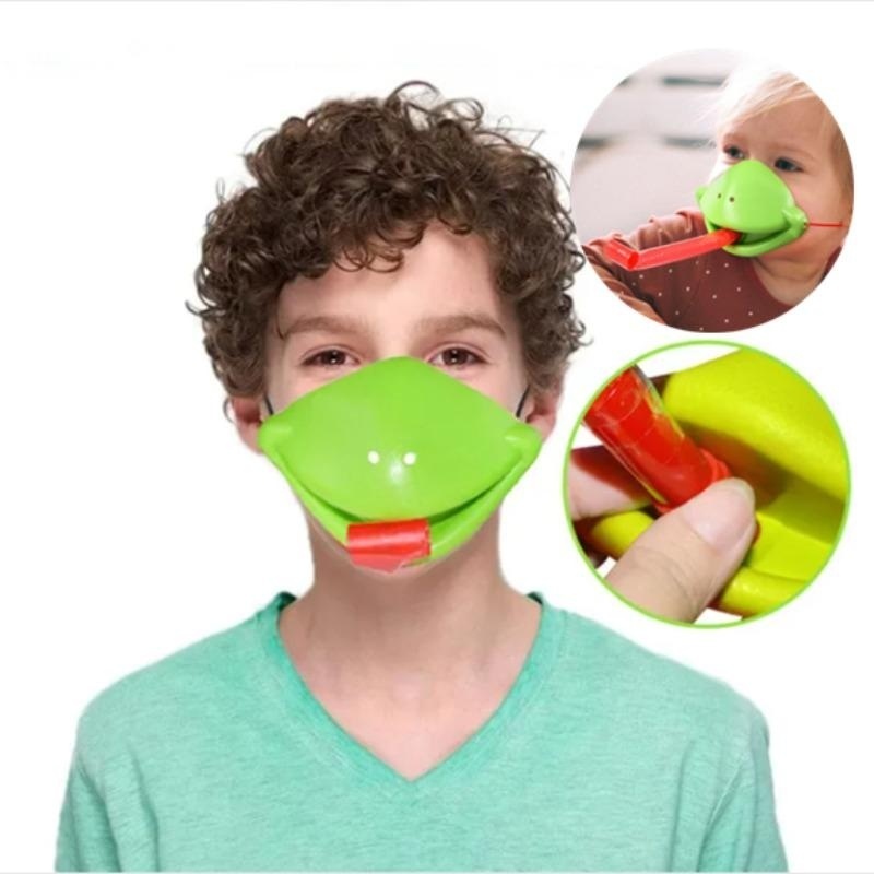 Wish+ | Lizards Mask Toy Frog Tongue Sticking Funny Parent Child ...