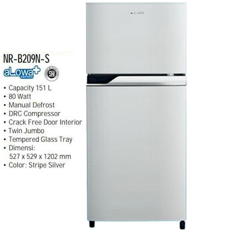 Qoo10 - PANASONIC LEMARI ES 2 PINTU (NR-B209N) Free Ongkir ...