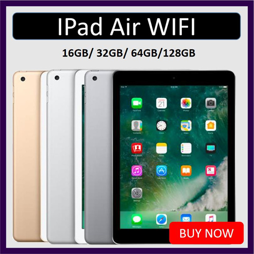 Qoo10 Apple Ipad Air Wifi Version 16gb 32gb 64gb 128gb Second Hand Set Mobile Devices