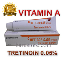 Reticor 0.05% Tretinoin Vitamin A Skincare Beauty Cream For Acne Scars Wrinkles Comedo