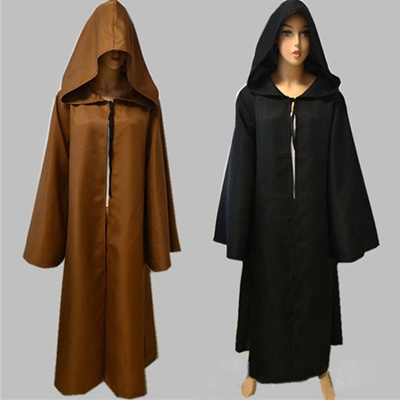 Qoo10 Hollowee Cosplay Unisex Hooded Cloak Jedi Robe Star Wars