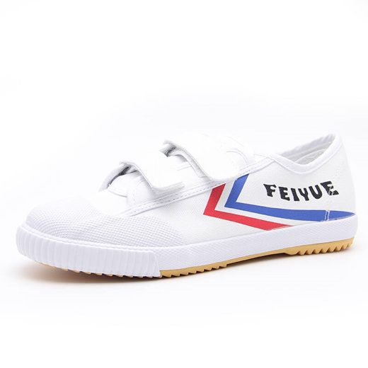 white canvas shoes with velcro