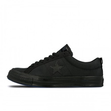 converse one star black sale