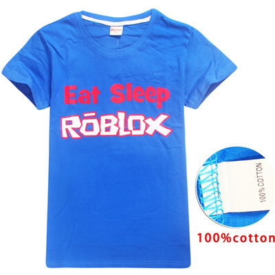 Eat And Sleep Funny Roblox Tshirt For Girls 100 Cotton New Summer Fashion T Shirts Teenage Boys Top - roblox tshirt